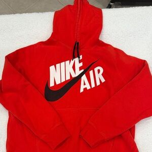Nike Red and Black Air Hoodie